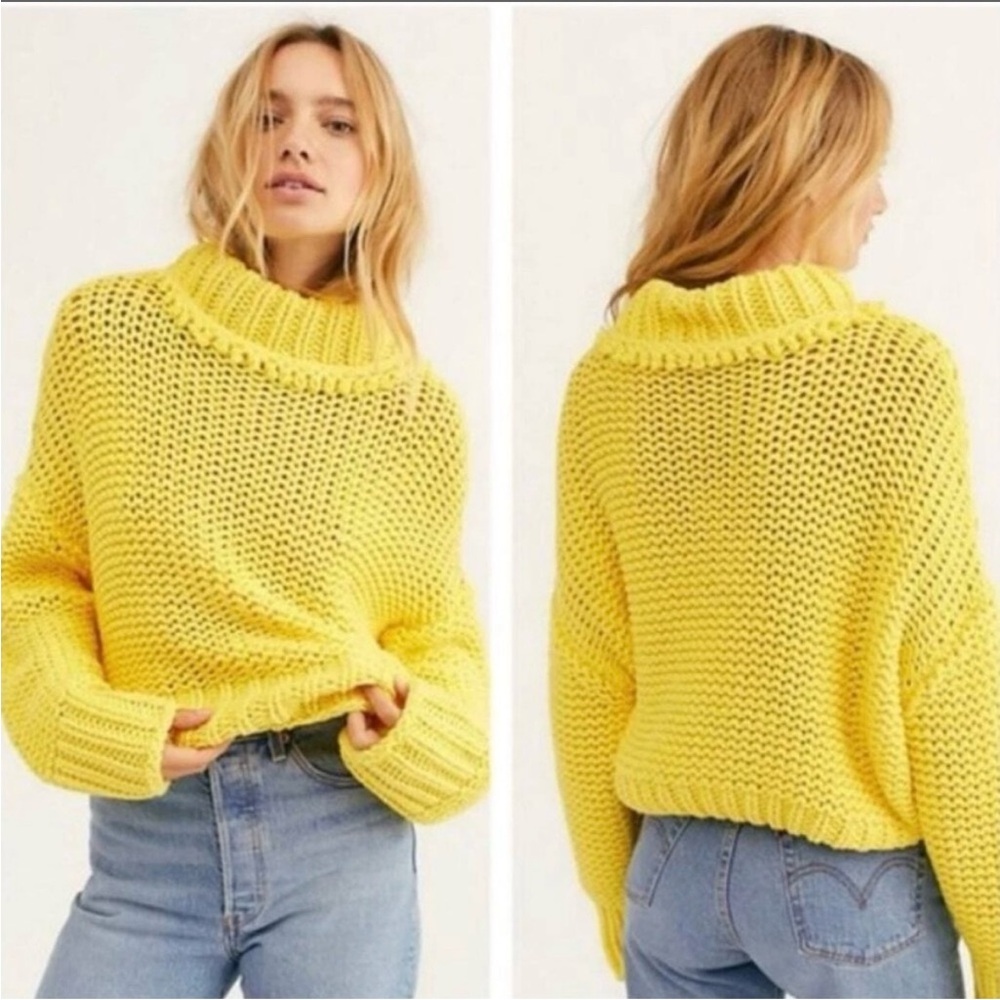 Free People My Only Sunshine Sweater NWT NBW - Picture 2 of 5